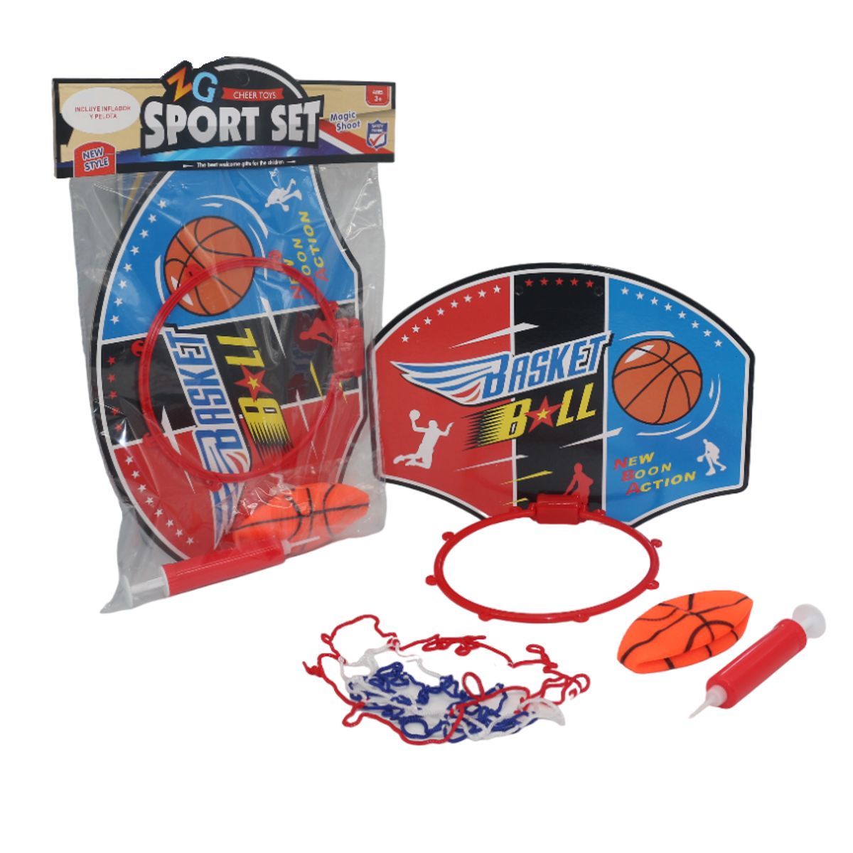 JUGUETELANDIA - CANCHA DE BASKET SPORT BOLSA