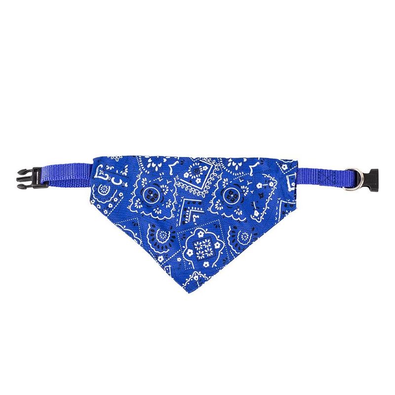 GENERICO - Pañoleta Mascotas Ajustable Mediana Azul 1 pz