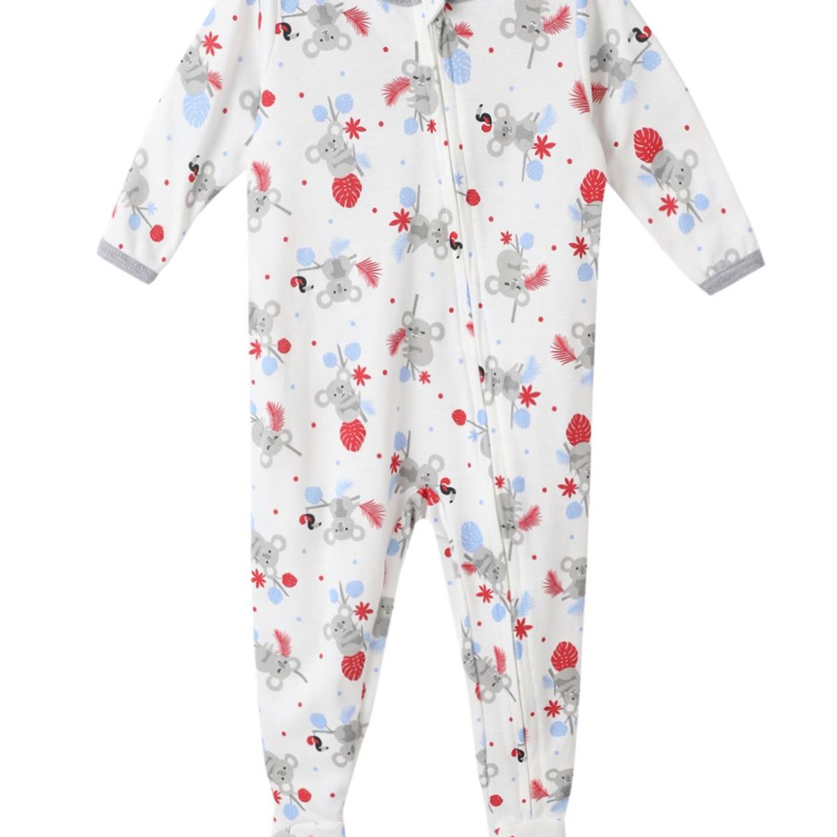 SANTANA - Pijama Bebé Bunny Niño Gris