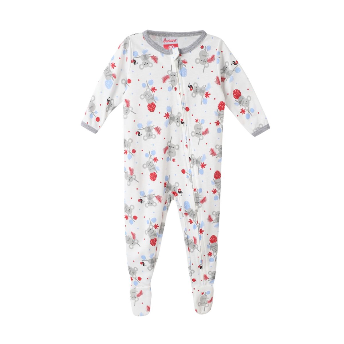 SANTANA - Pijama Bebé Bunny Niño Gris