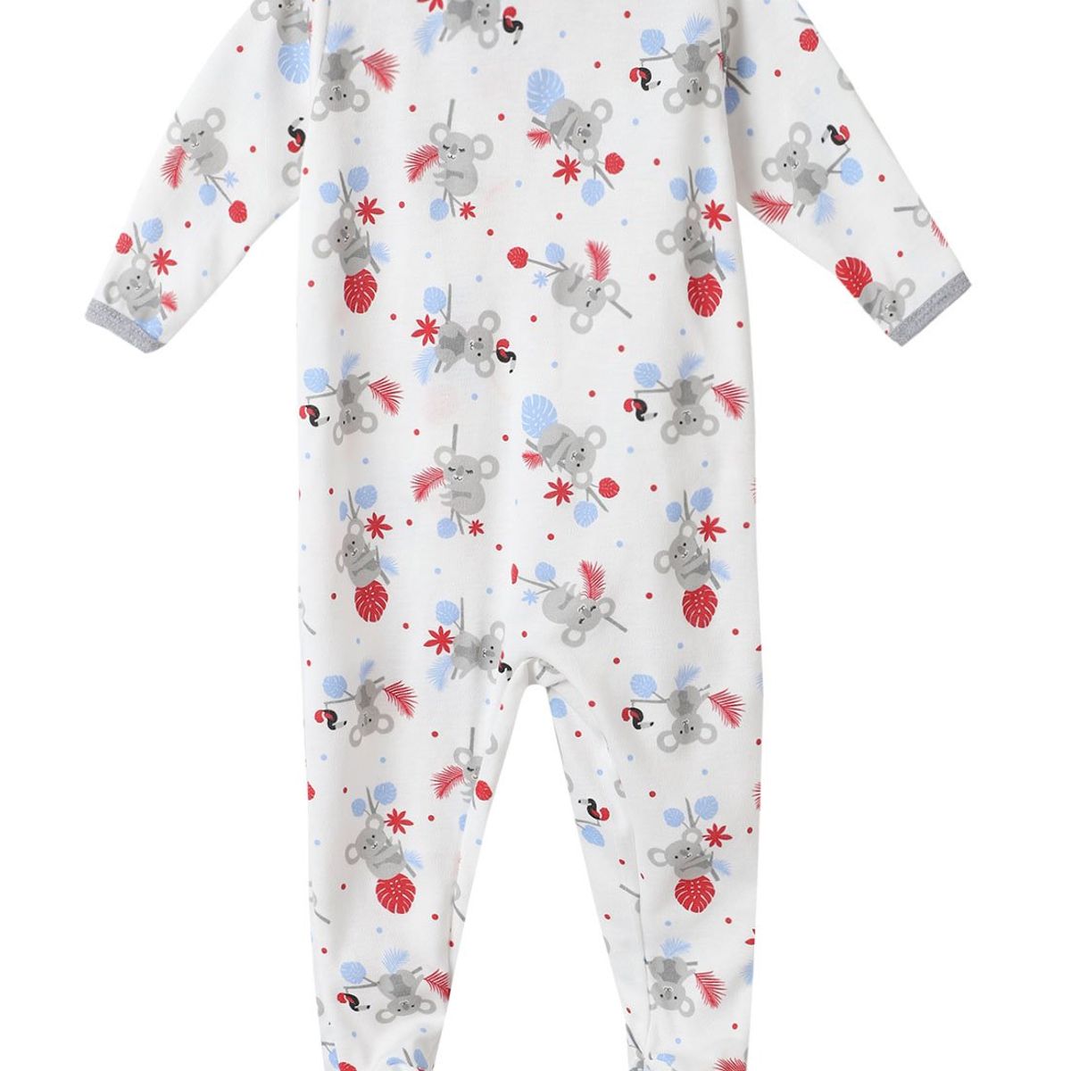 SANTANA - Pijama Bebé Bunny Niño Gris