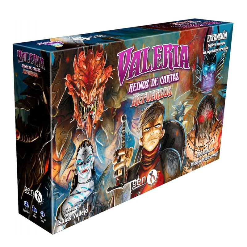 ASMODEE - Valeria Reino De Cartas Refuerzos Juego De Mesa Español