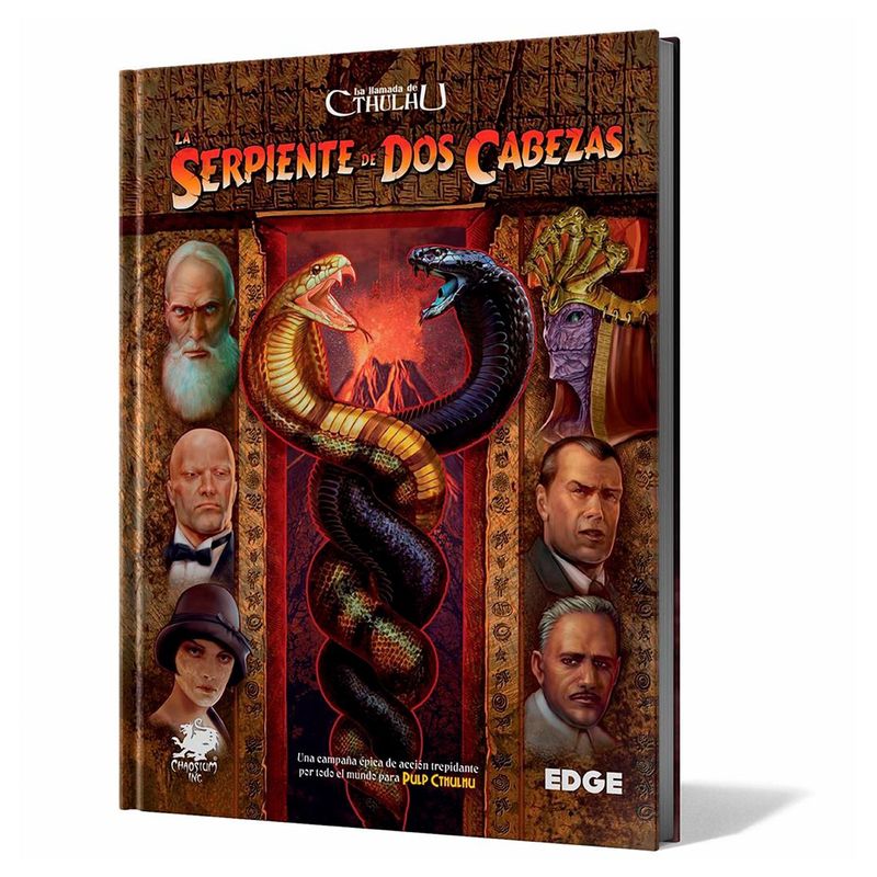 EDGE ENTERTAINMENT - La Llamada De Cthulhu La Serpiente De Dos Cabezas Juego Rol