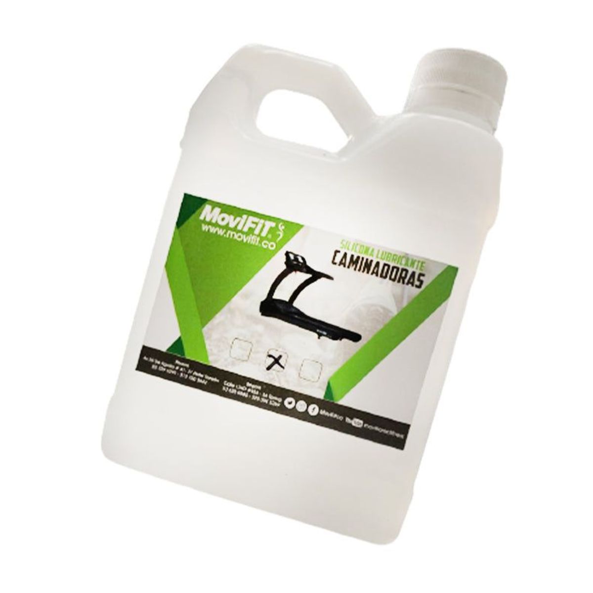 MOVIFIT - Lubricante Silicona para Caminadoras y Trotadoras 500 ml