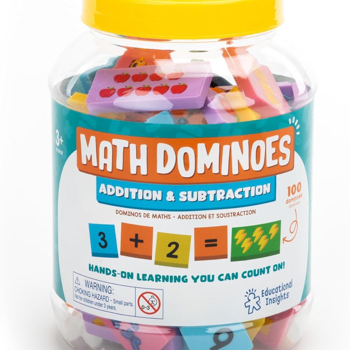 EDUCATIONAL INSIGHTS - Juego Didáctico Dominó Matemático Sumas Y Restas Para Niños