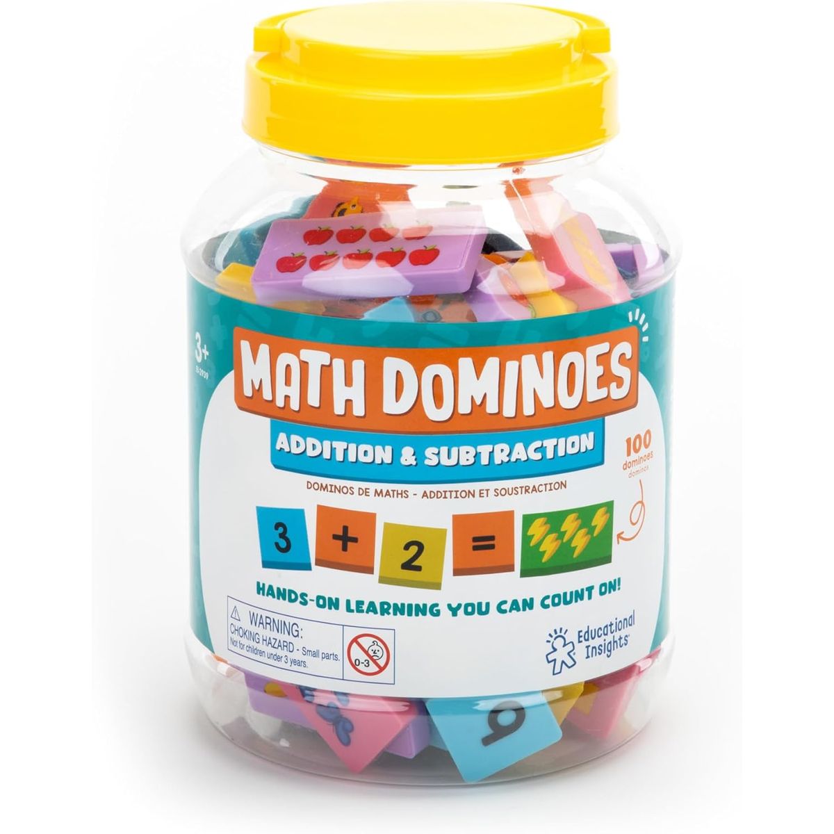 EDUCATIONAL INSIGHTS - Juego Didáctico Dominó Matemático Sumas Y Restas Para Niños