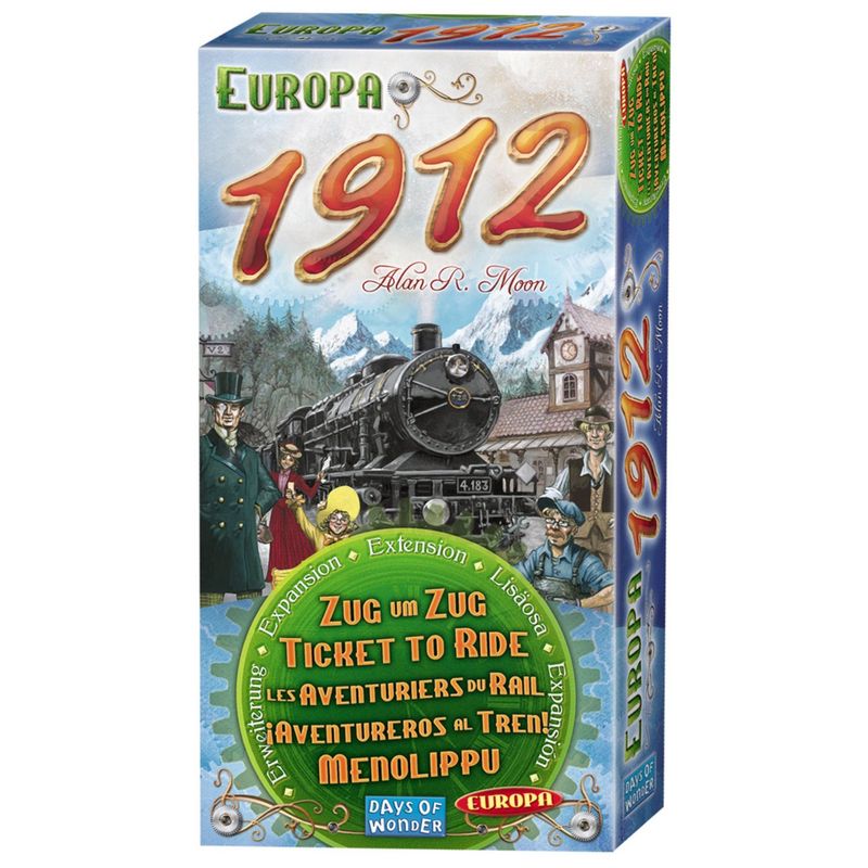 DAYS OF WONDER - ¡Aventureros Al Tren Europa Expansión 1912