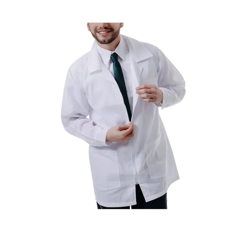 GENERICO - Bata De Laboratorio Unisex  Manga Larga Talla M