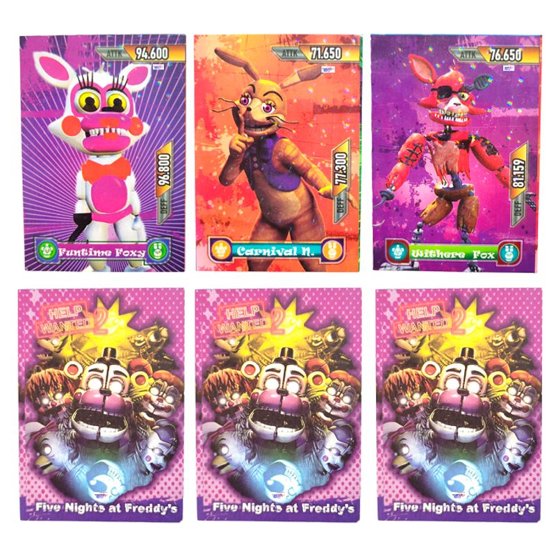 GENERICO - 150 Cartas de Juego Five Night's At Freddy's Coleccionables