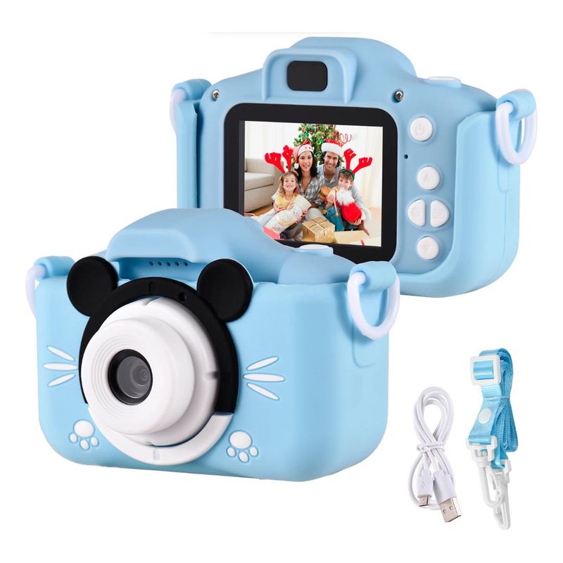 XALTA - Cámara Digital Para Niños Fotos Vídeos Con Juegos - Azul
