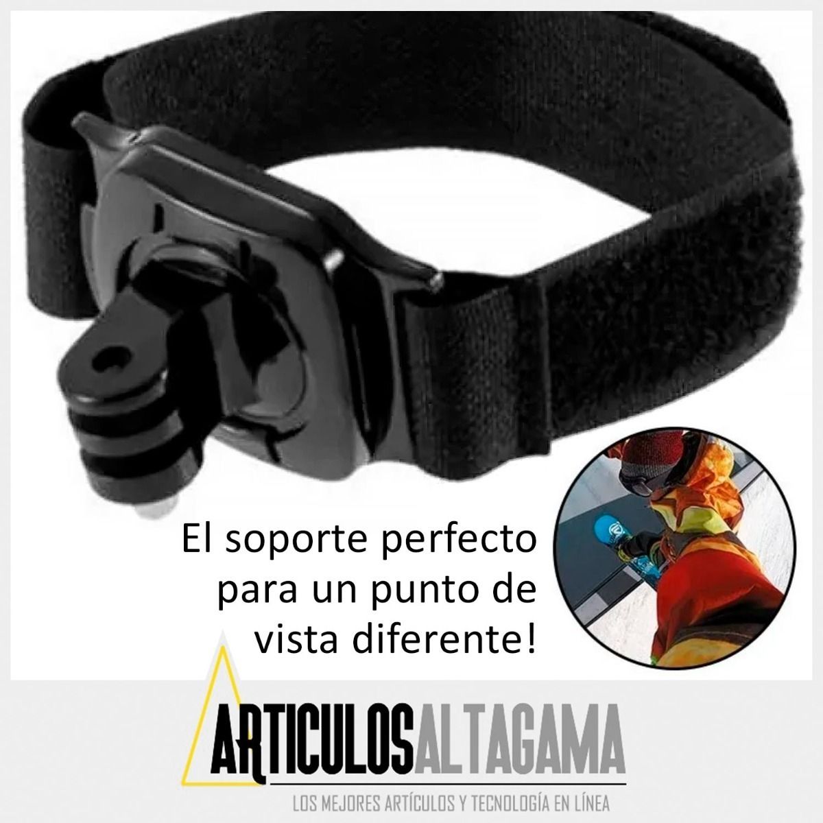 XALTA - Soporte Correa De Muñeca Brazo Gira 360 Con Velcro Ajustable