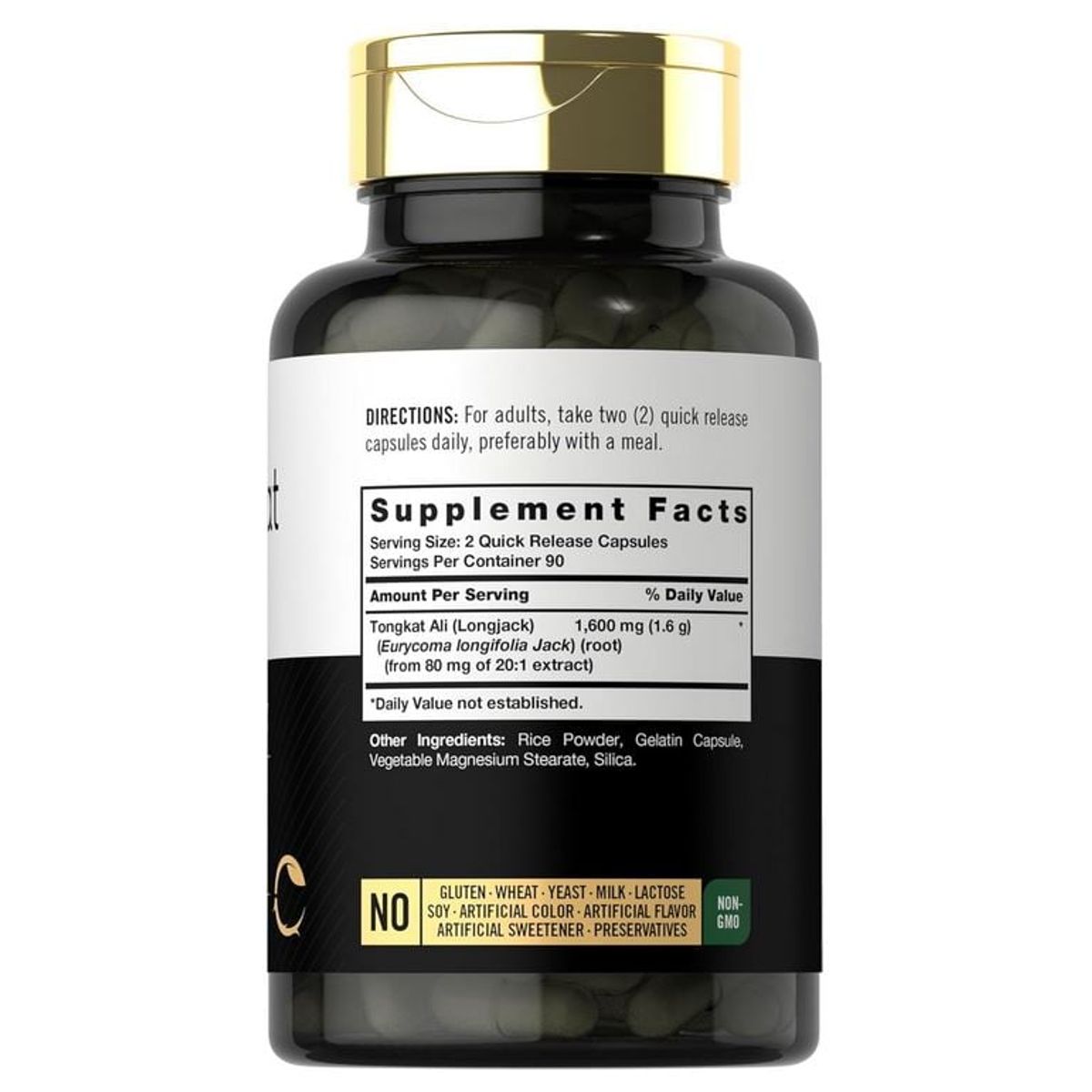 GENERICO - Tongkat Ali 1600mg X 180 Capsulas