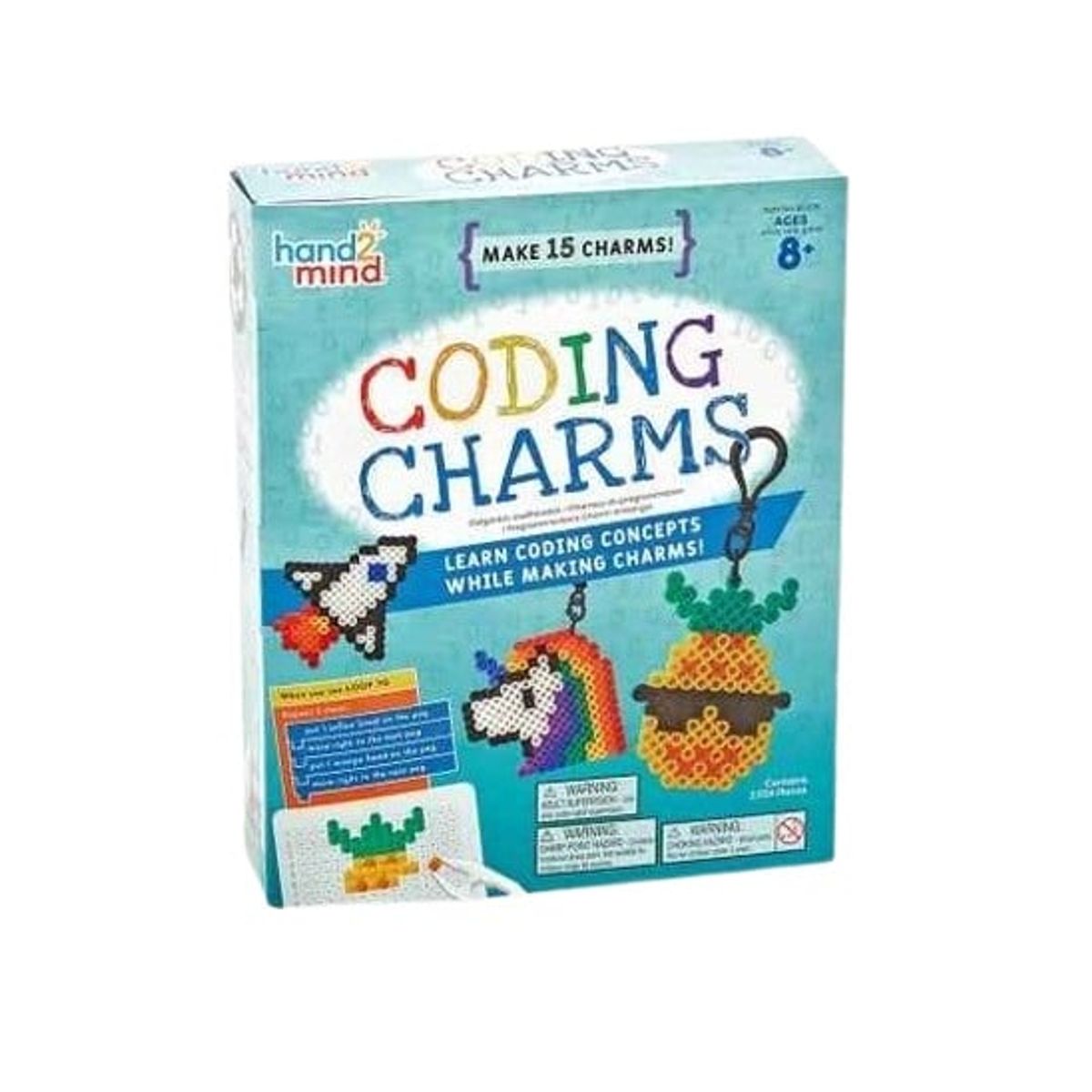 EDUCATIONAL INSIGHTS - Juego Didáctico Crea Llaveros Aprende Código Básico Niños