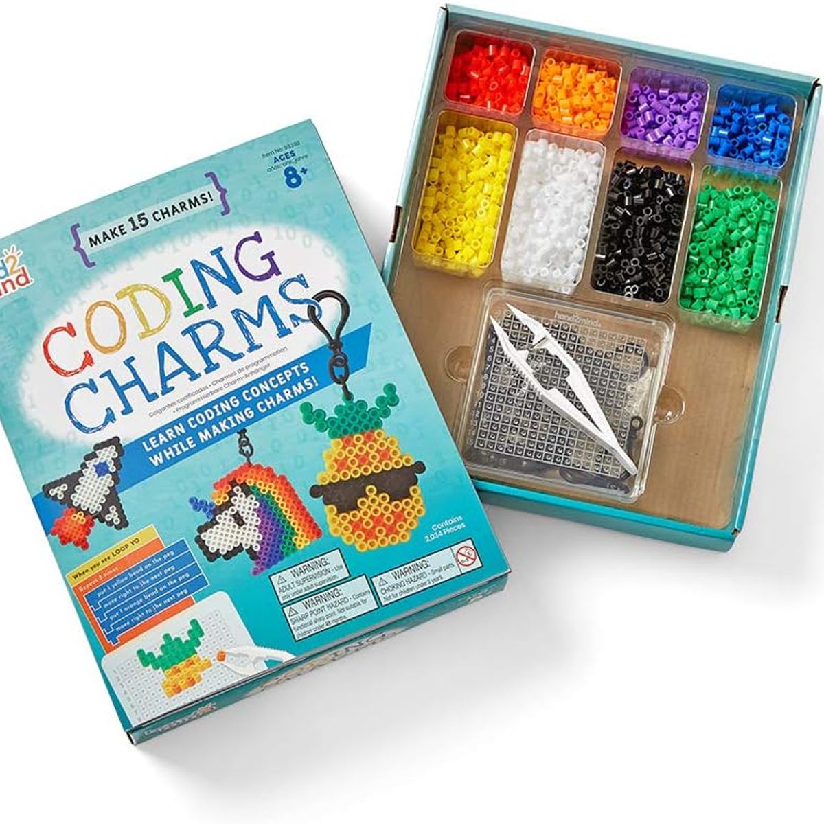 EDUCATIONAL INSIGHTS - Juego Didáctico Crea Llaveros Aprende Código Básico Niños