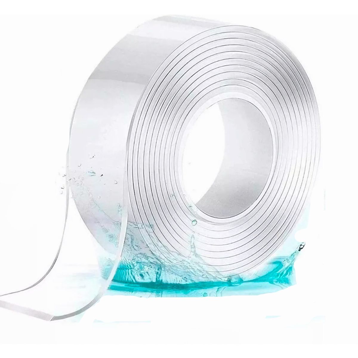 XALTA - Cinta Doble Faz Adhesiva Silicona Multiusos Reutilizable 5mt