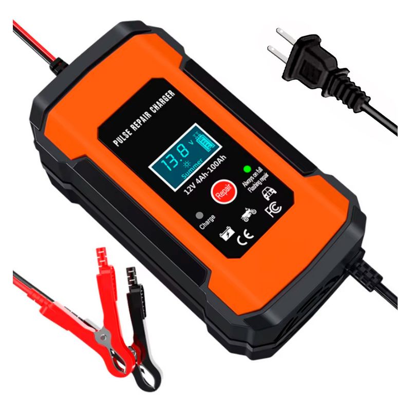 XALTA - Cargador Reparador Batería Inteligente Para Moto Carro - 12v