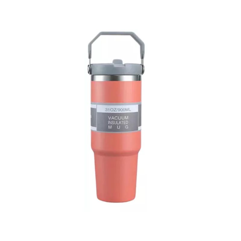INNOVA - Termo Botella Manija Superior Acero Inoxidable Calor Frío 900 Ml