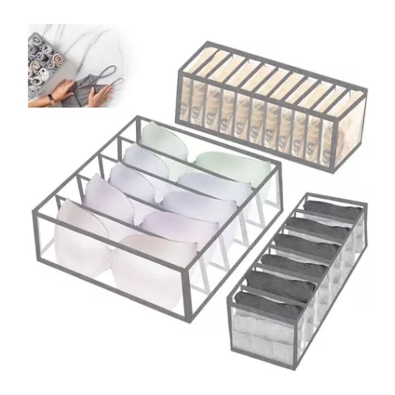 GENERICO - Organizadores Ropa Interior X 3 Unds Divisor Cajones Armario