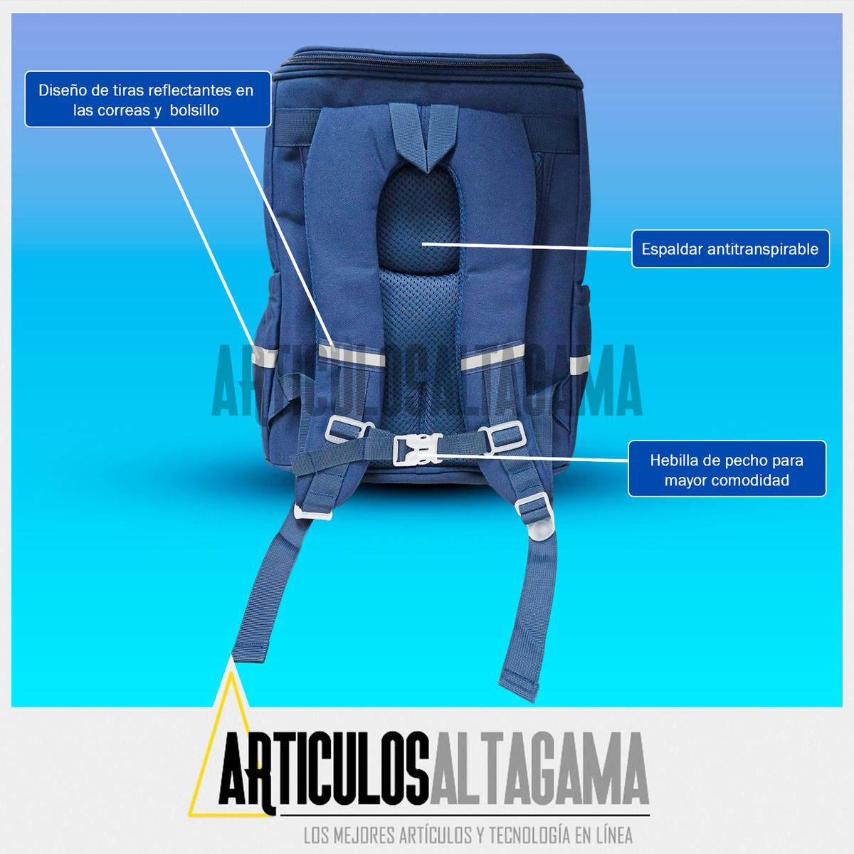 XALTA - Maleta Morral Bolso Escolar Amplio Para Colegio De Los Niños