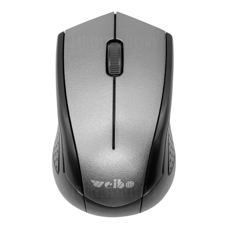 XALTA - Mouse Portátil Weibo Inalámbrico Óptico Receptor Usb Gris