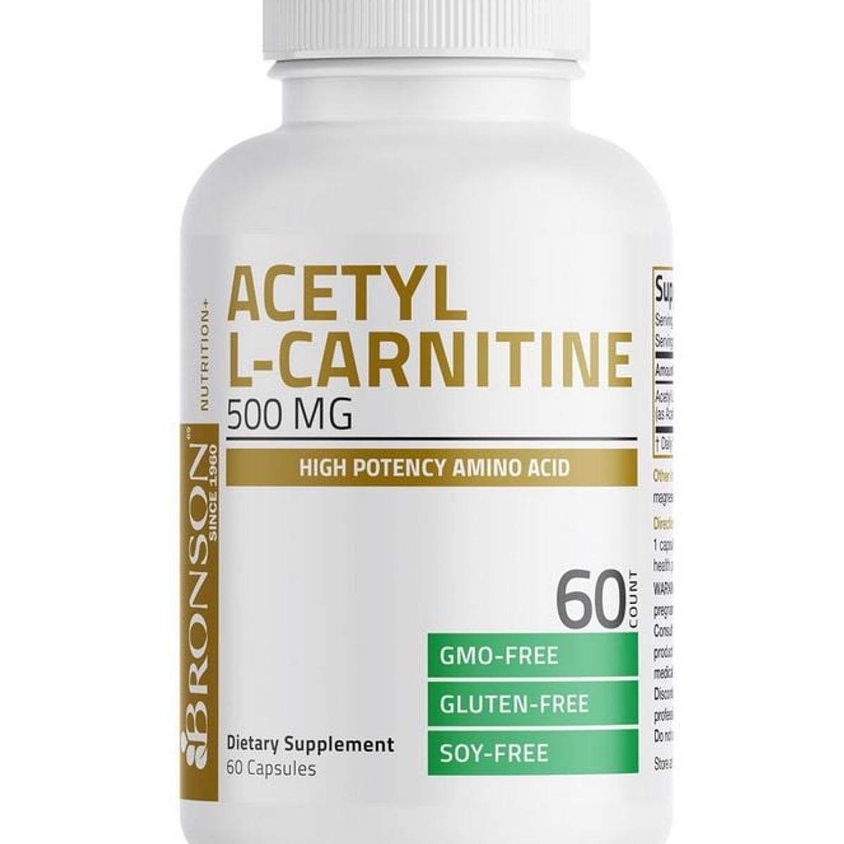 GENERICO - Acetil-l Carnitina 500 Mg 100 Cápsulas Vegeta