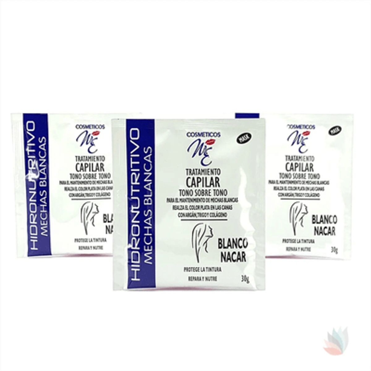 GENERICO - Tono Sobre tono Blanco Nácar Sachet 30g MyE X10 Sobre