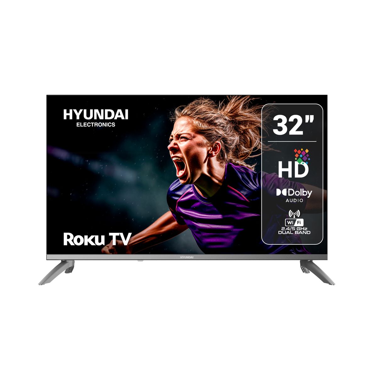 HYUNDAI - Televisor Hyundai Smart 32 HD - Roku TV