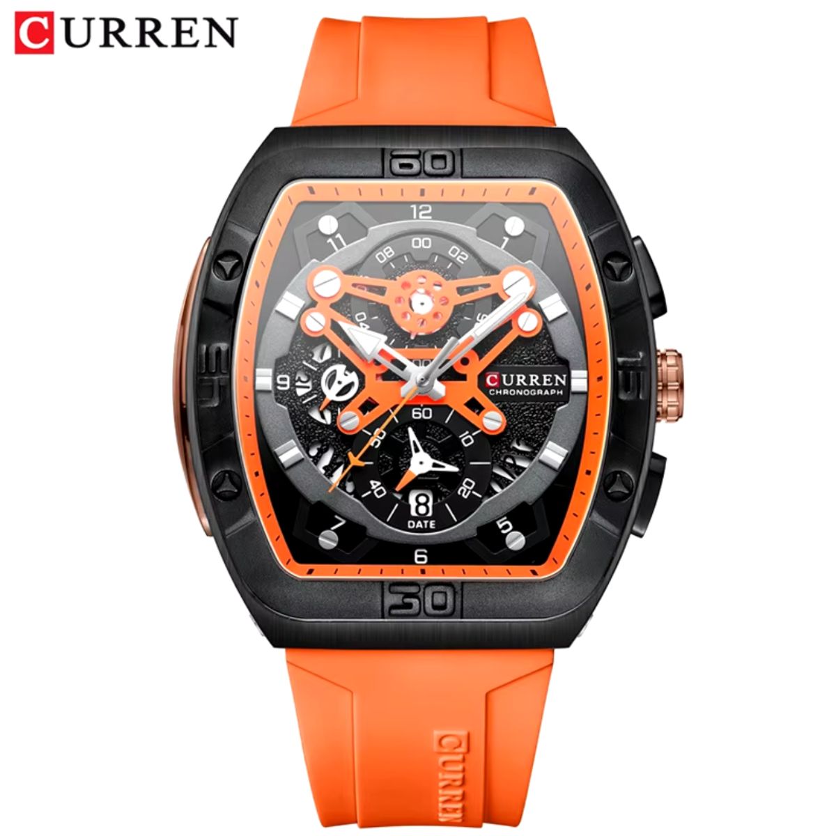 CURREN - Reloj Curren Modelo 8443 Deportivo - Naranja