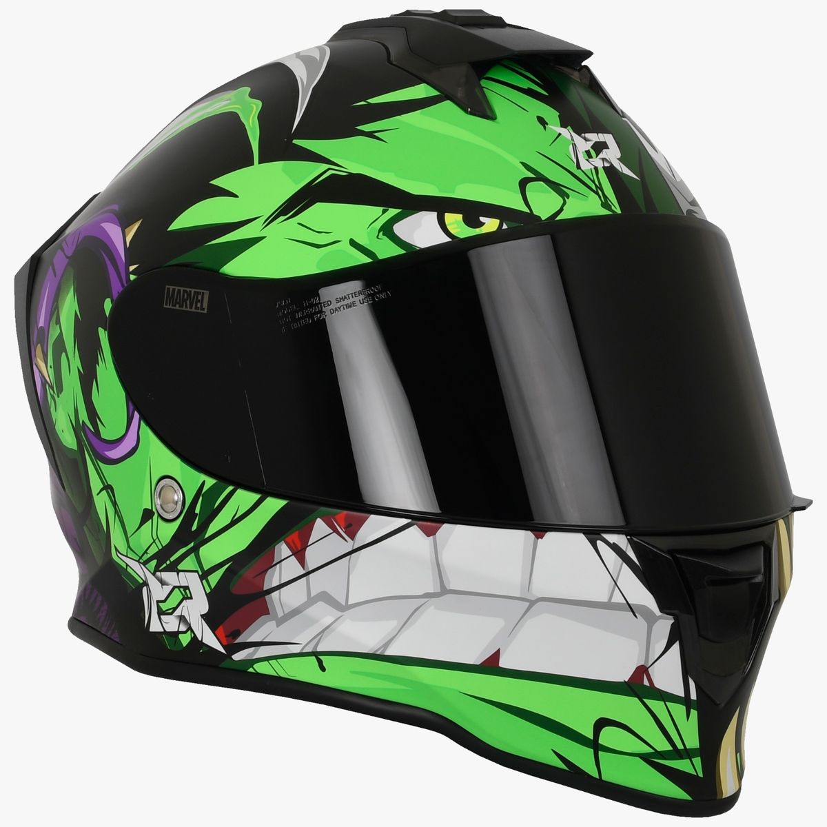 X SPORTS - CASCO X SPORTS V151 ECE2206 MARVEL HULK VERDE MATE TLL XL