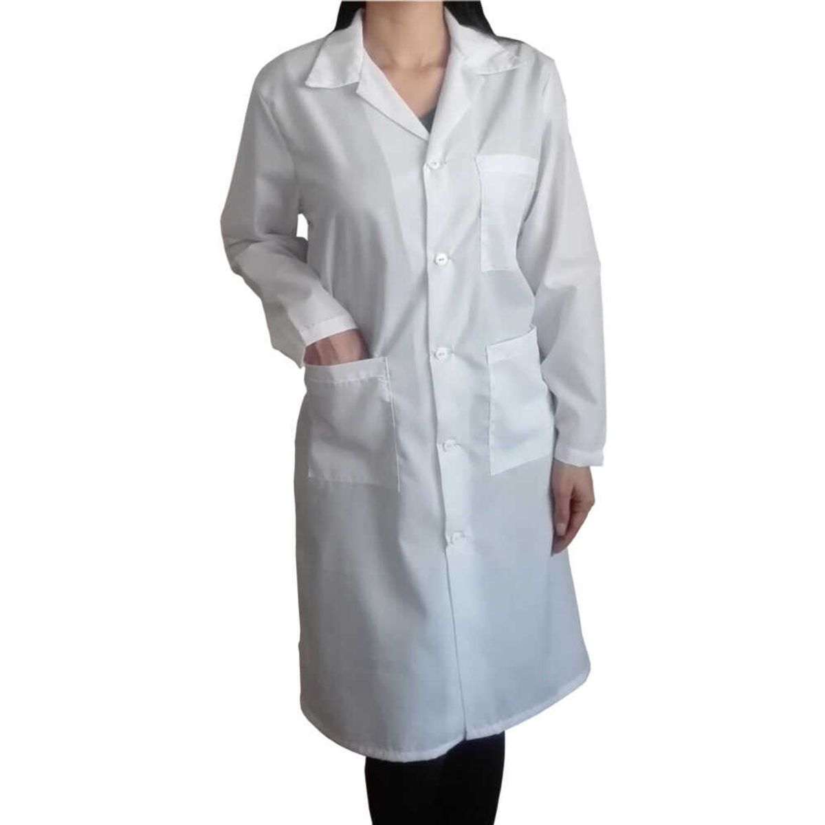 GENERICO - Bata De Laboratorio Unisex  Manga Larga Talla XL