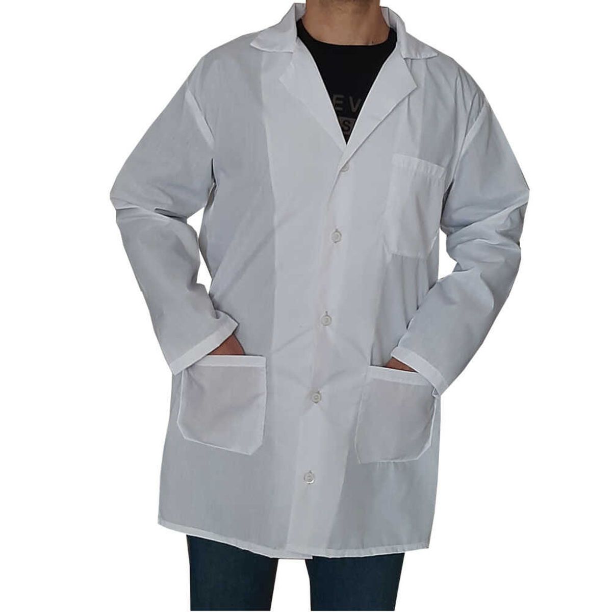 GENERICO - Bata De Laboratorio Unisex  Manga Larga Talla XL