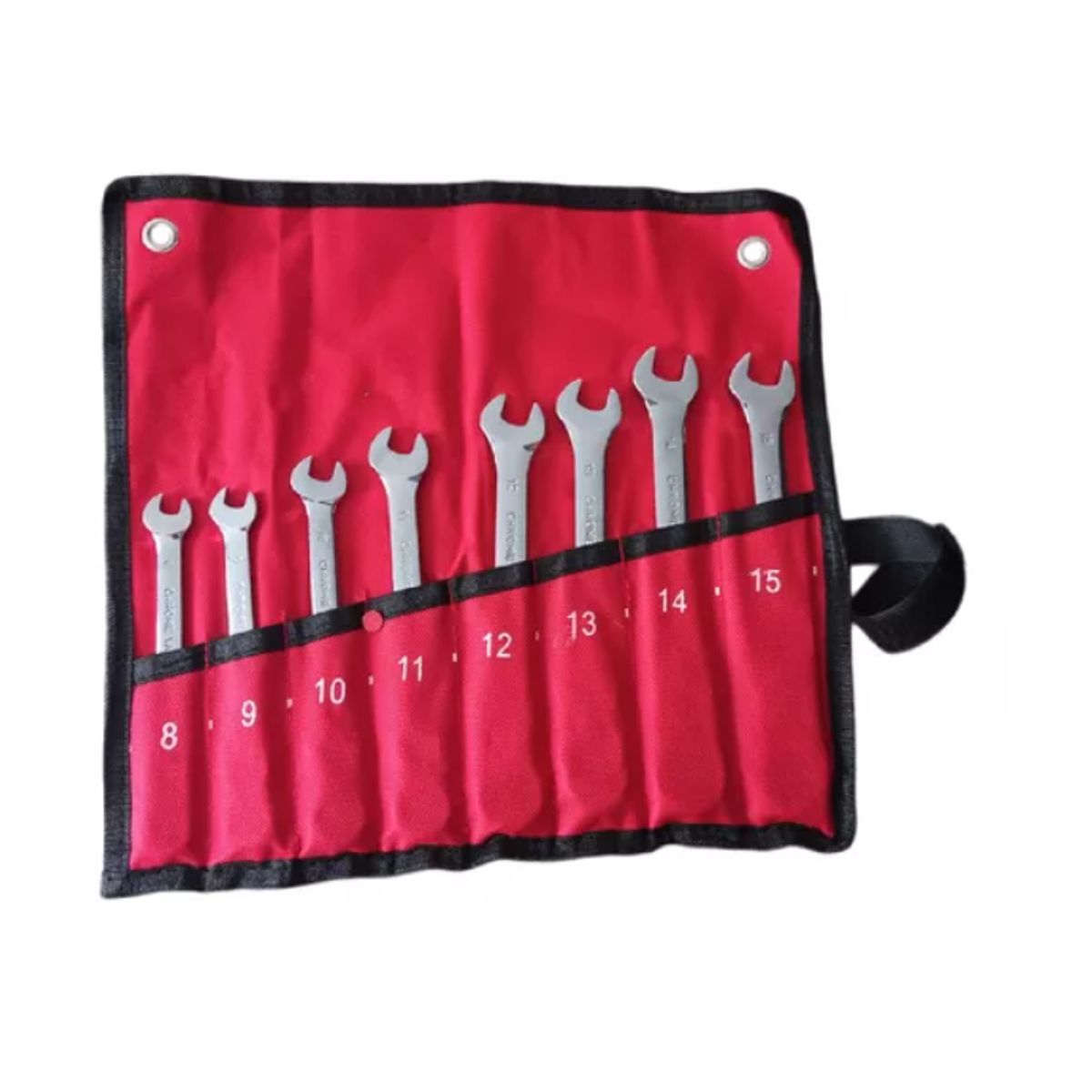 INNOVA - Juego Set Llaves Mixtas Chrome Vanadium 8 Pz Rache Estuche