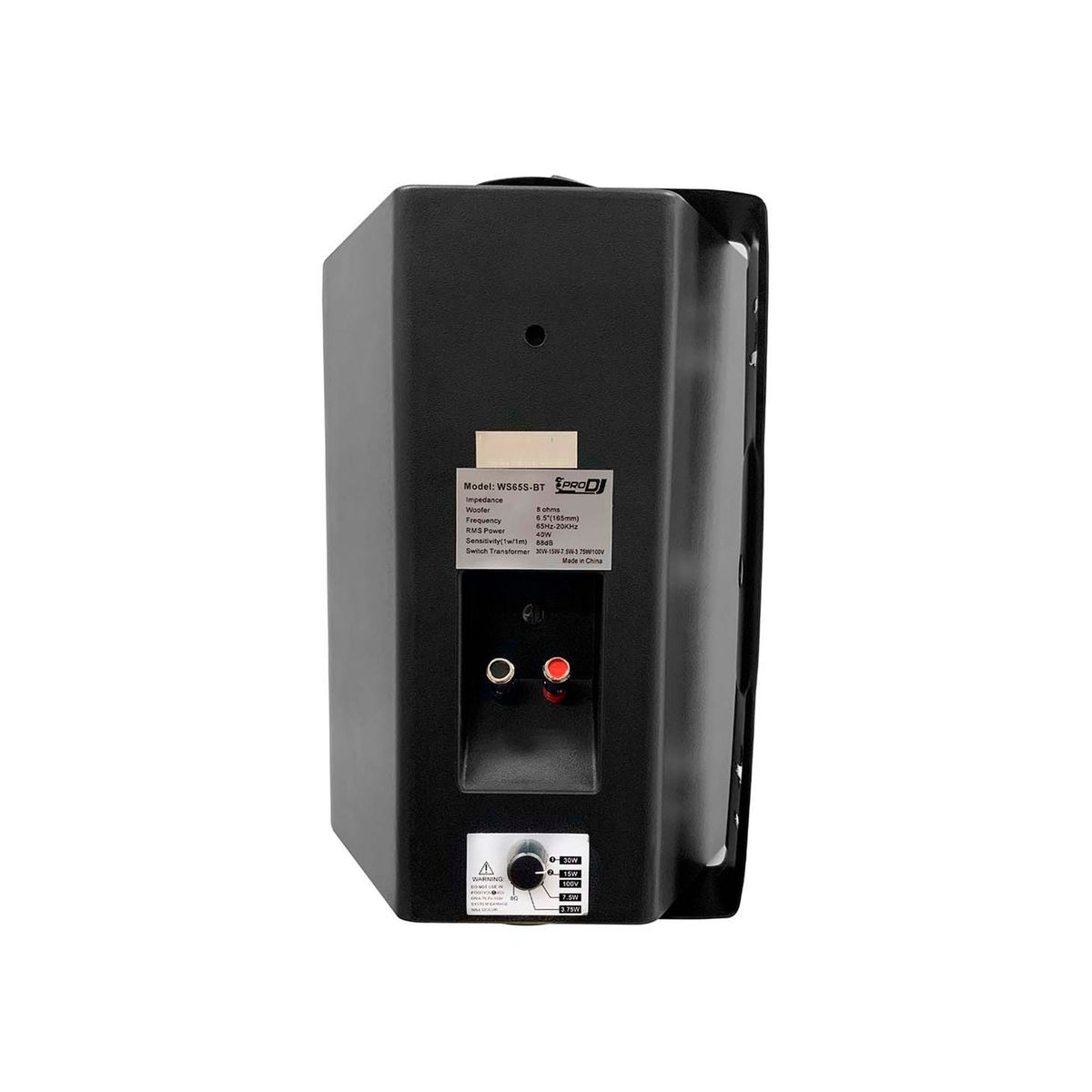 PRO DJ - Pareja de parlantes ambientales 65 PRO DJ WS65S-BT Negro