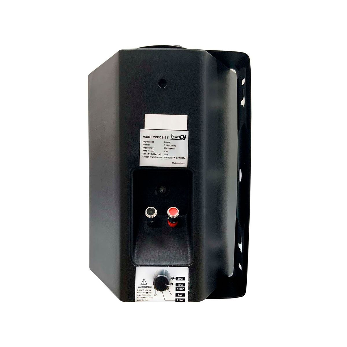 PRO DJ - Pareja de parlantes ambientales 5 PRO DJ WS50S-BT Negro