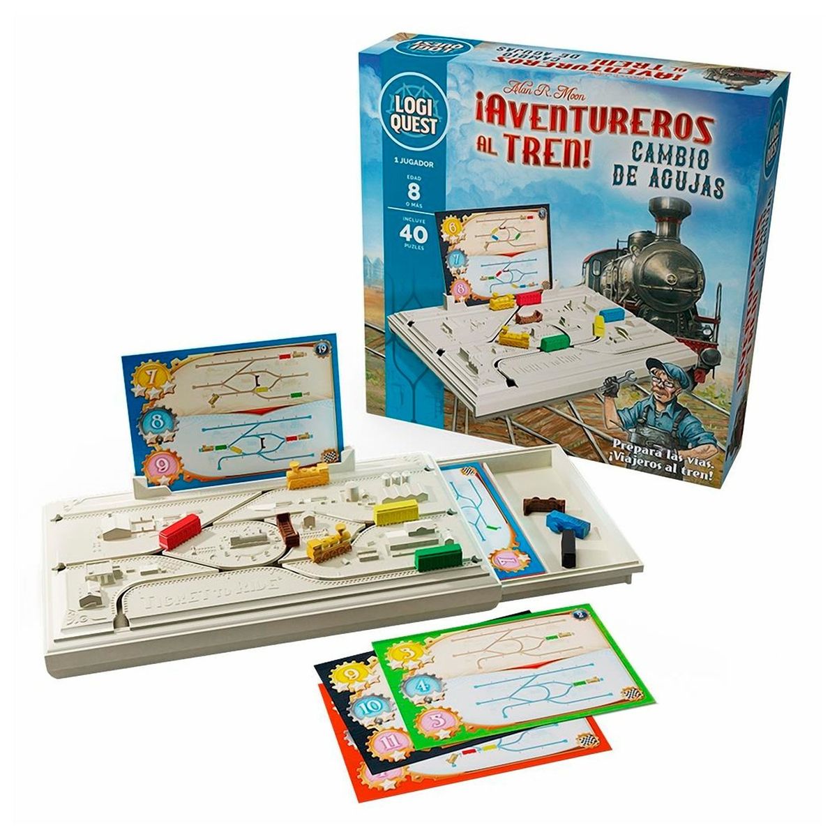 ASMODEE - Aventureros Al Tren Cambio De Agujas Juego De Mesa Español