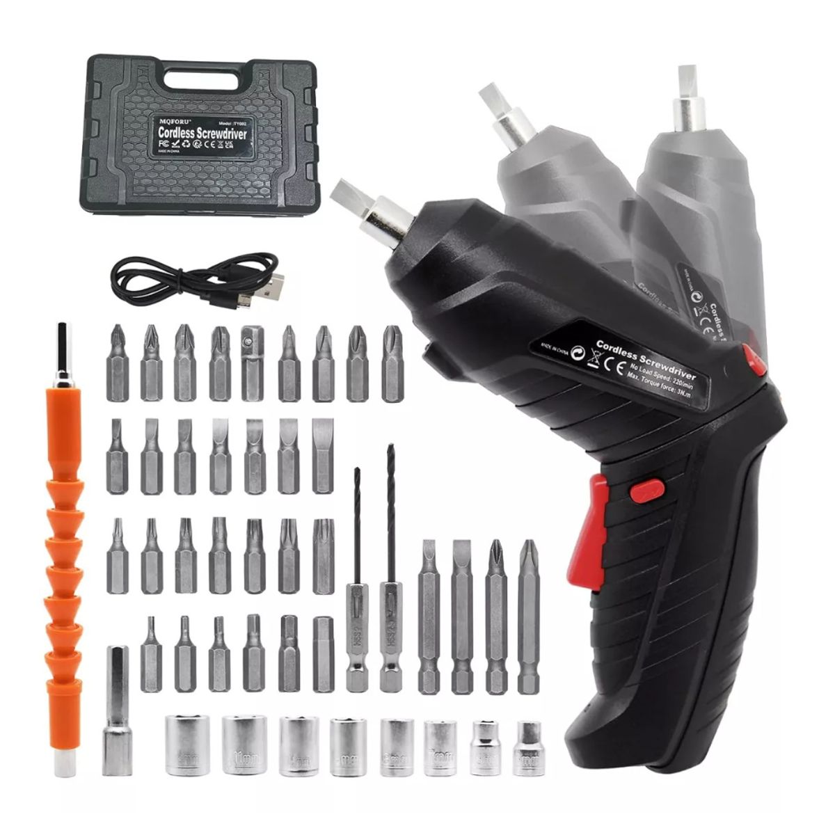 GENERICO - Destornillador Inalambrico Electrico 47 Pcs En 1 Recargable