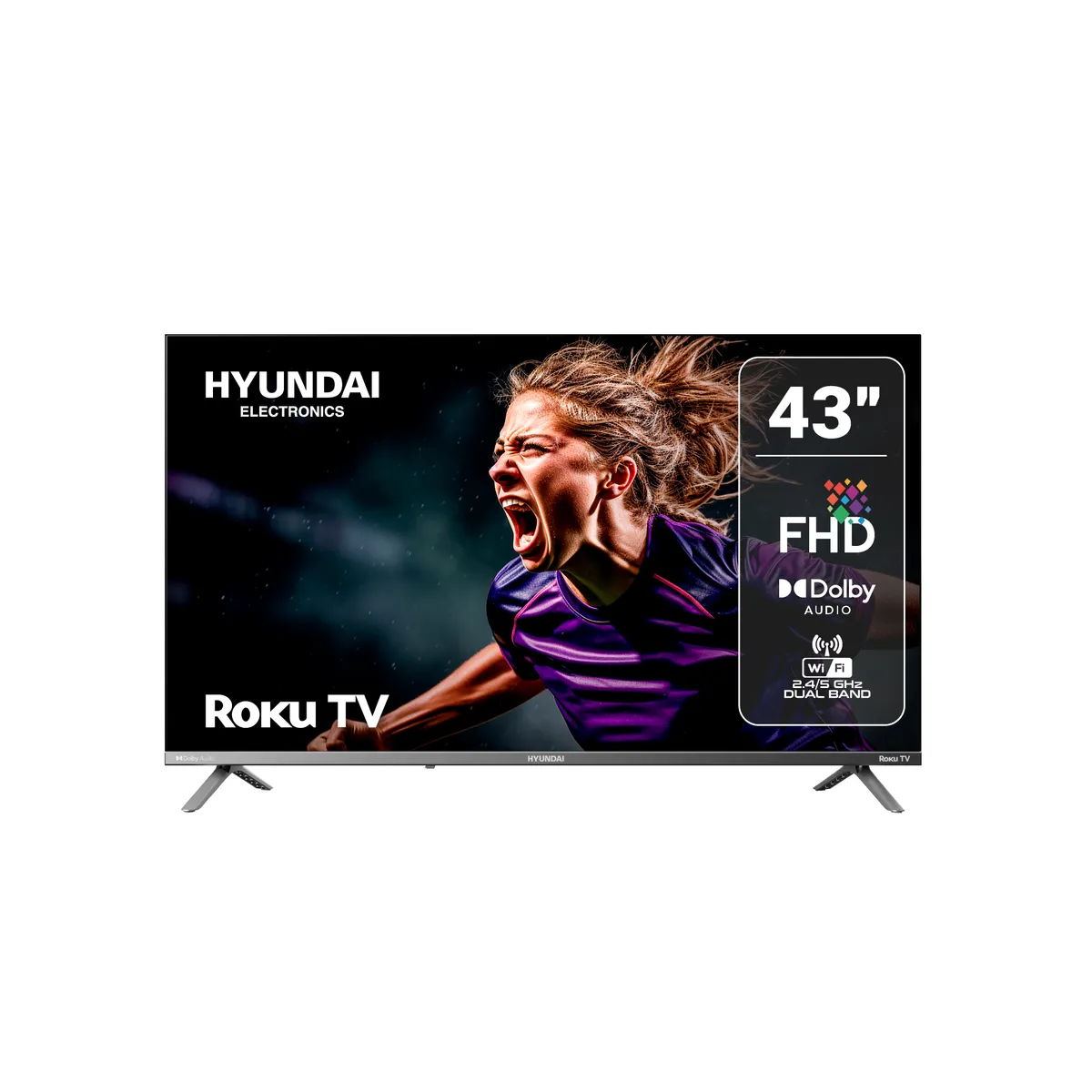 HYUNDAI - Televisor Hyundai Smart 43 FHD - Roku TV
