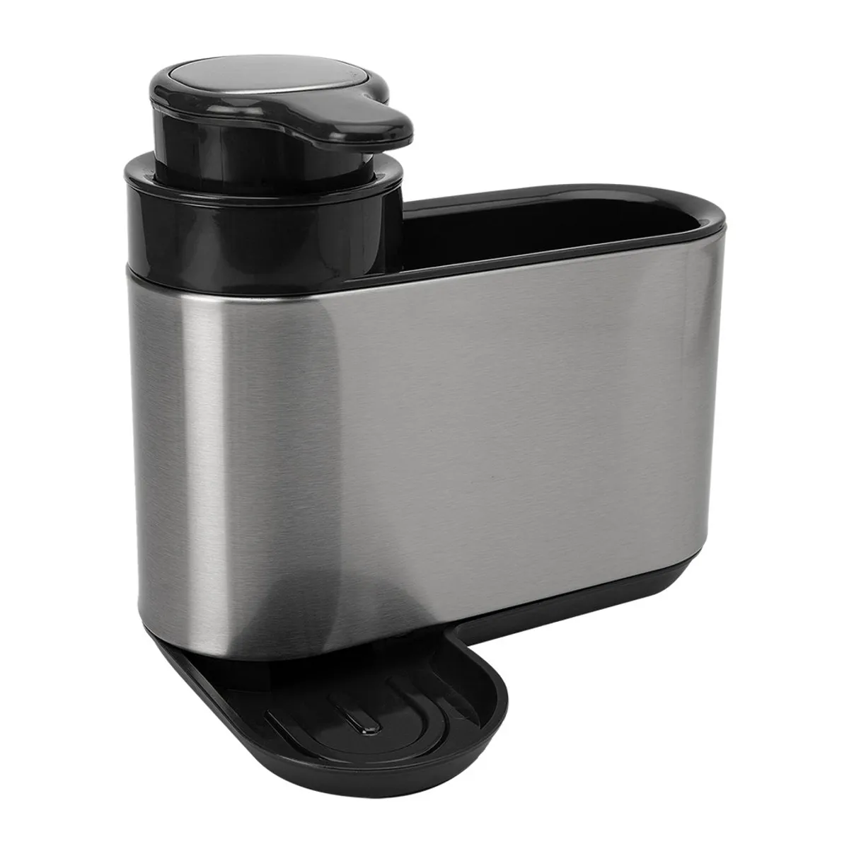 ESSENZA - Lavaplatos Dispensador de Jabón Líquido en Acero Inoxidable Essenza