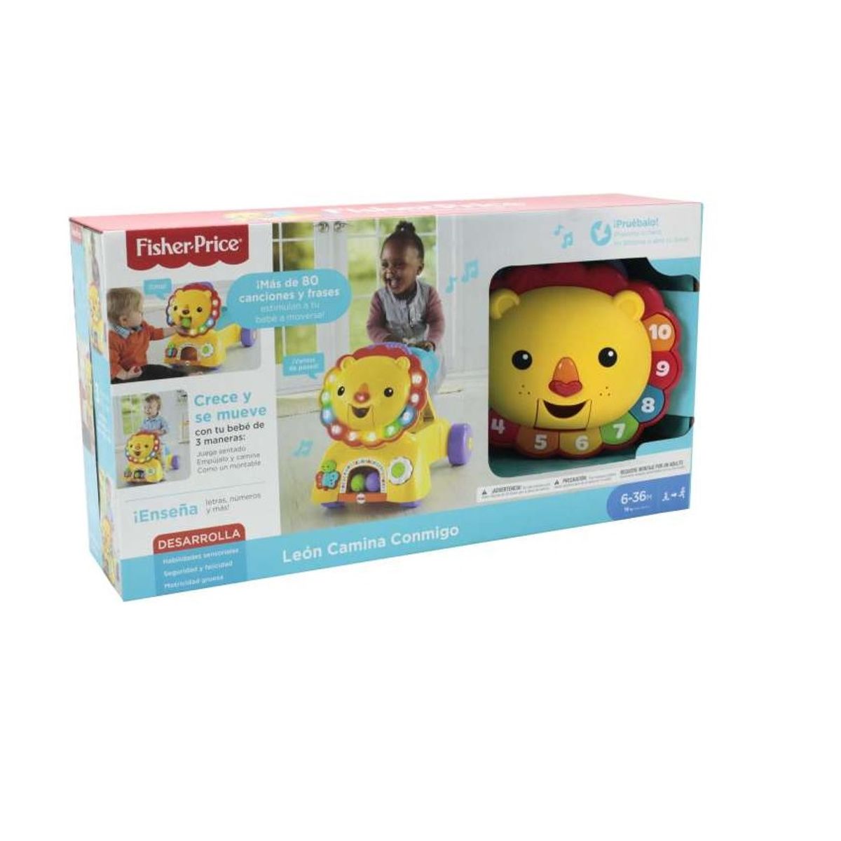 FISHER PRICE - FISHER PRICE LEÓN CAMINA CONMIGO