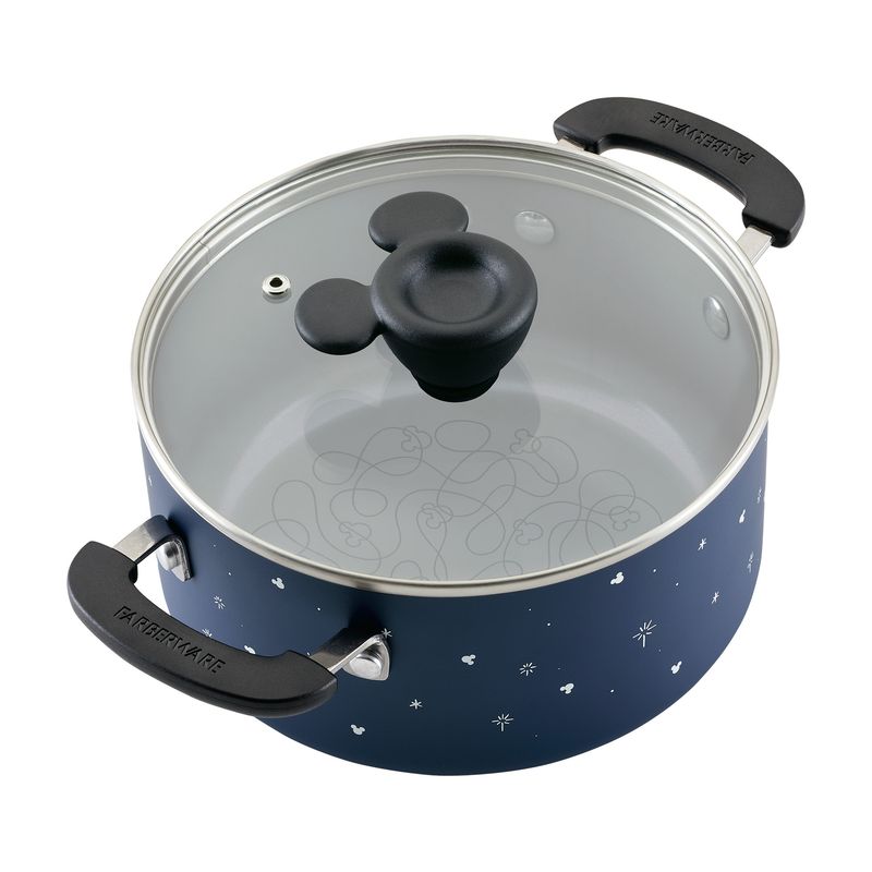 FARBERWARE - Olla con tapa 20cm AntiadherenteColección Disney Bon Voyage azul