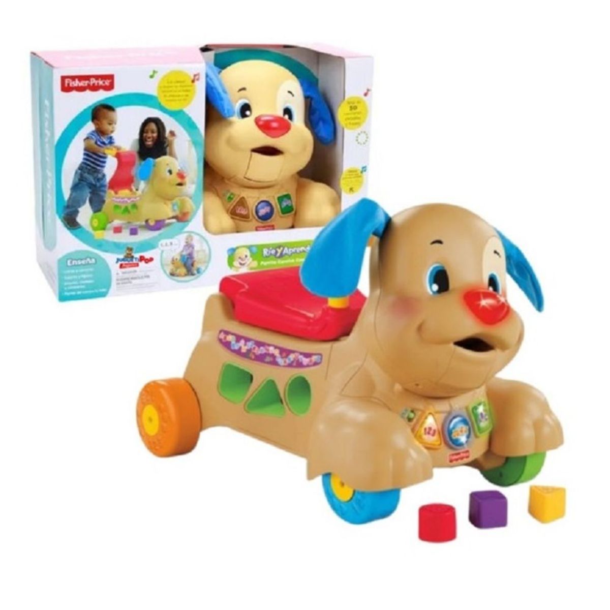 FISHER PRICE - FISHER PRICE RÍE Y APRENDE PERRITO CAMINA CONMIGO