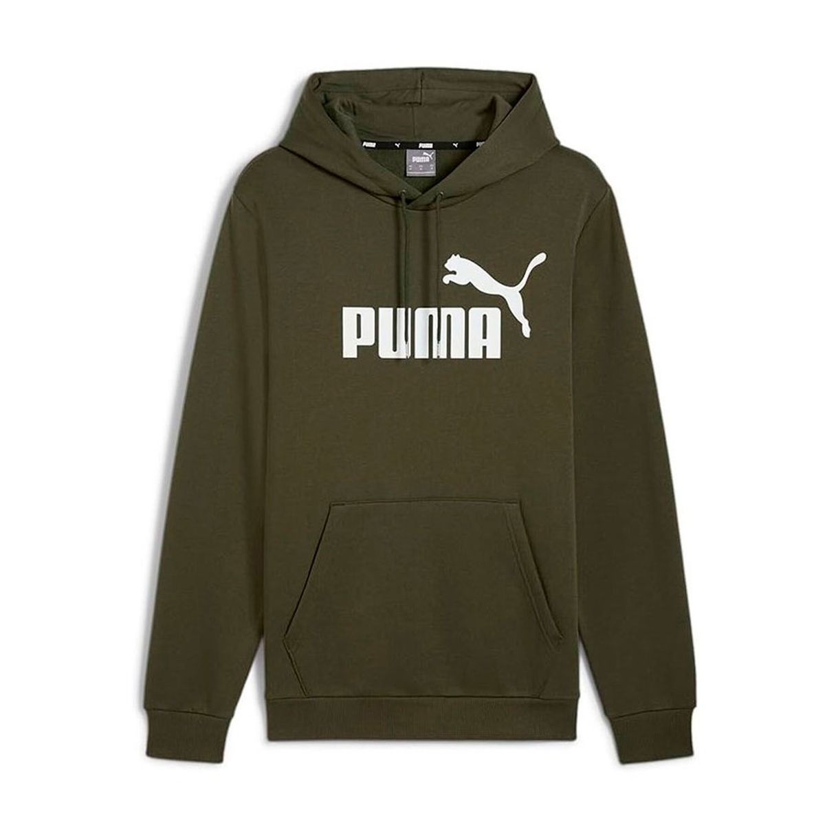 PUMA - Hoody Puma Verde Hombre Pm Ess Big Logo Hoodie Tr Orange