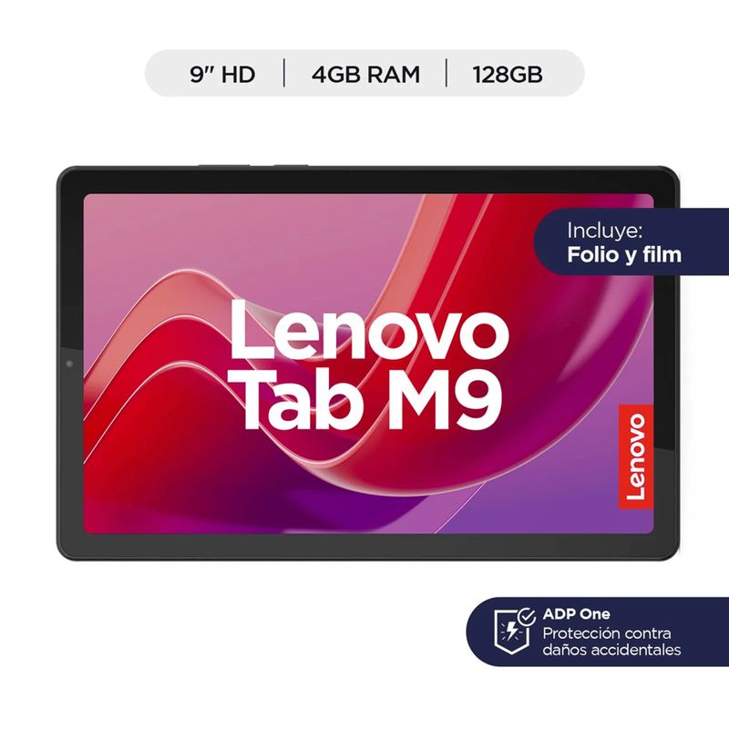 LENOVO - TABLET LENOVO M9 ANDROID 13  WIFI 4GB RAM 128GB ALMACENAMIENTO + CASE