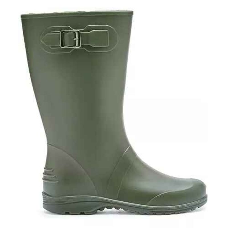 GENERICO - Bota De Caucho Impermeable Dama Moto Mujer Color