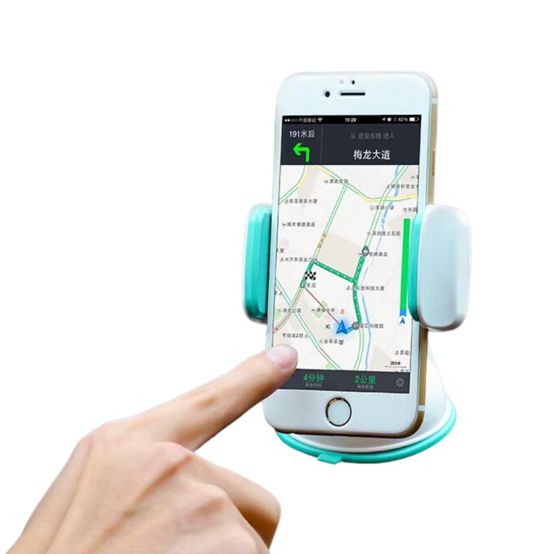 GENERICO - Soporte de Celular para Carro 2 en 1 con Ventosa