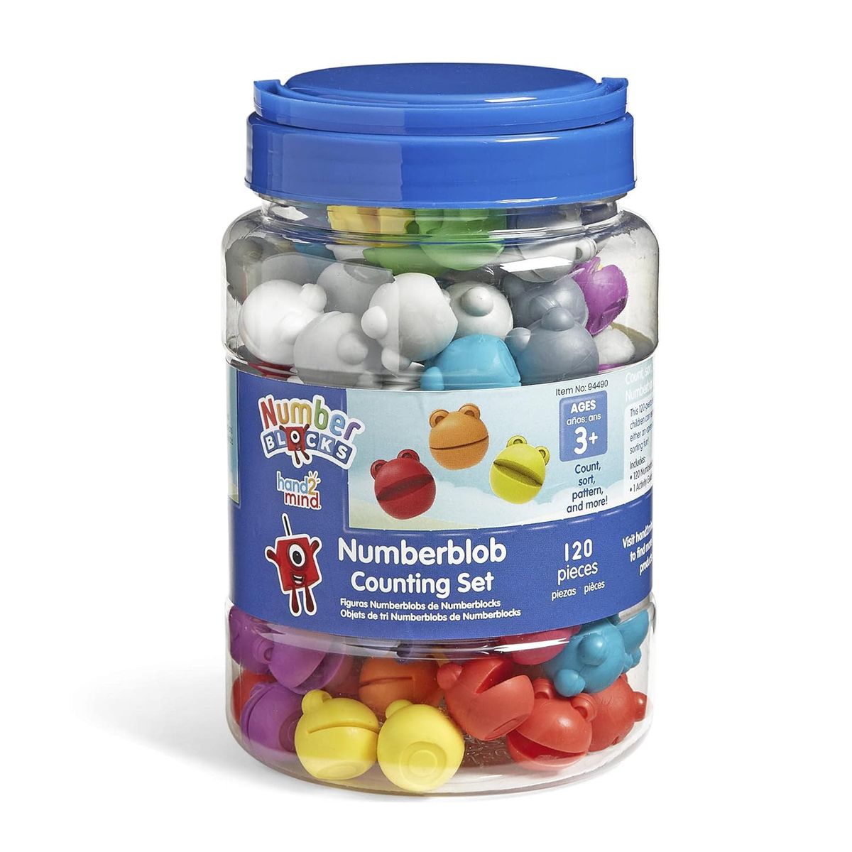 EDUCATIONAL INSIGHTS - Juego Set Bloques Para Contar Números 120 Piezas Para Niños