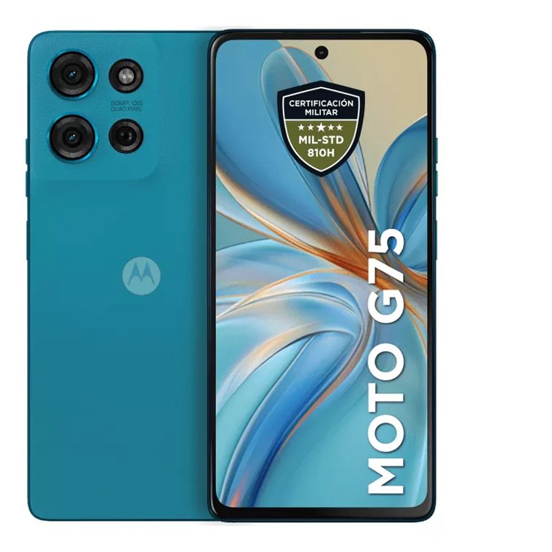 MOTOROLA - Celular Motorola G75 256GB 5G Azul