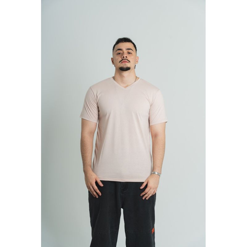 MANPOTSHERD - Camiseta Básica Hombre Caqui Manpotsherd