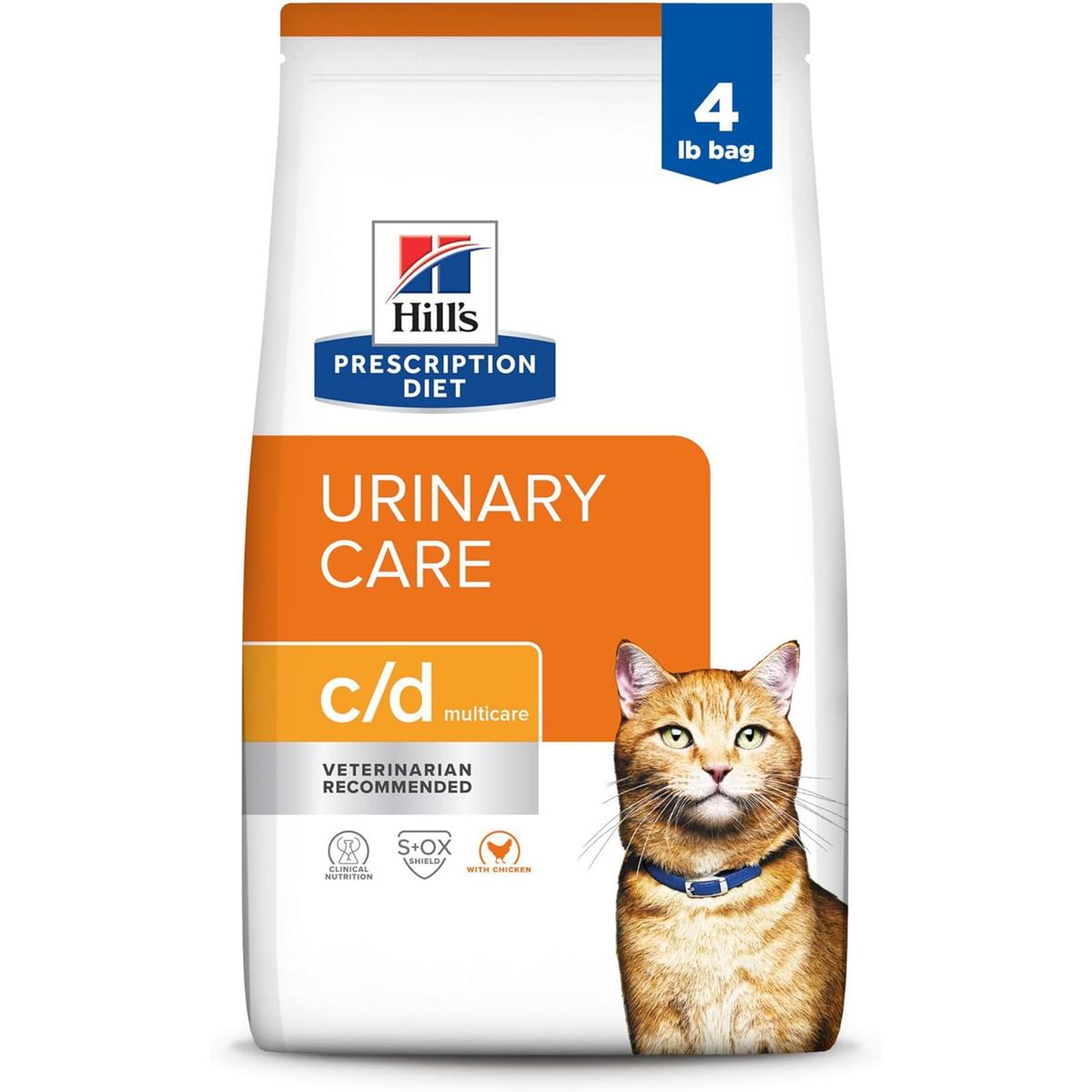 HILLS - Alimento Hills prescription diet urinary care cd gato 4Lb