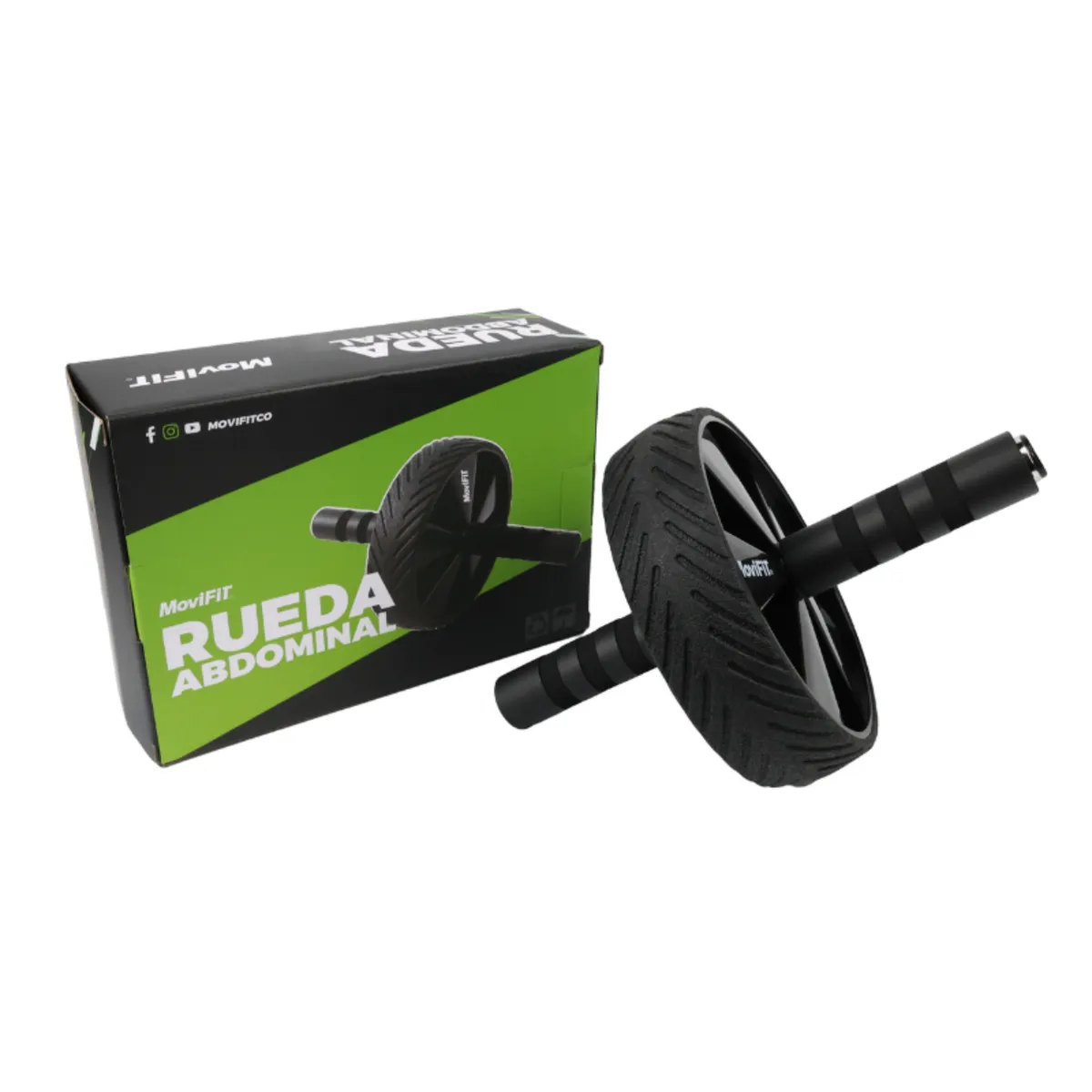 MOVIFIT - Rueda Abdominal para Ejercicios Funcionales y Cross Training